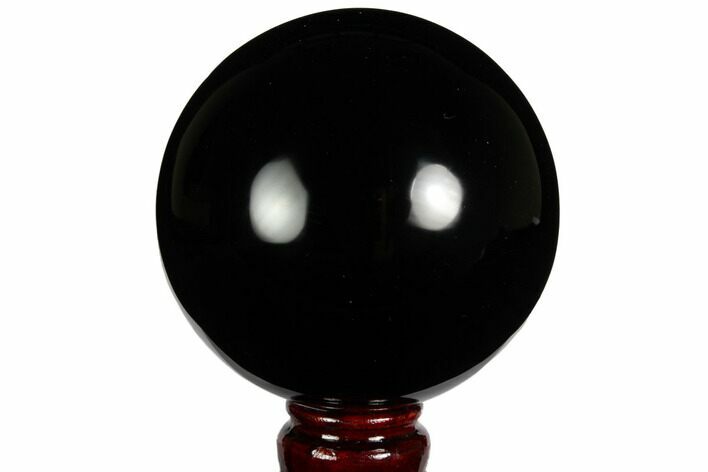 Polished Obsidian Sphere - Mexico #150650